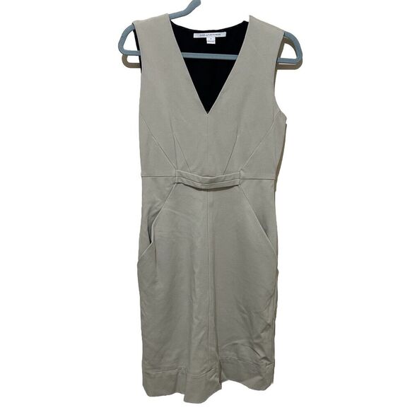 Diane Von Furstenberg DVF Alois Knit Suiting Stretch Sheath Corpcore Dress 8 - Picture 1 of 8